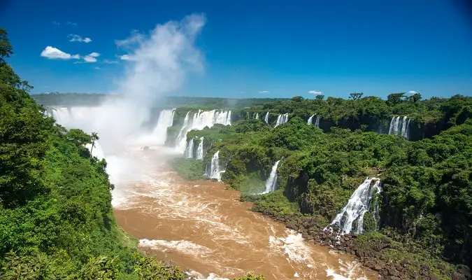 Two-thirds of Iguazu Falls are on the Argentine Side