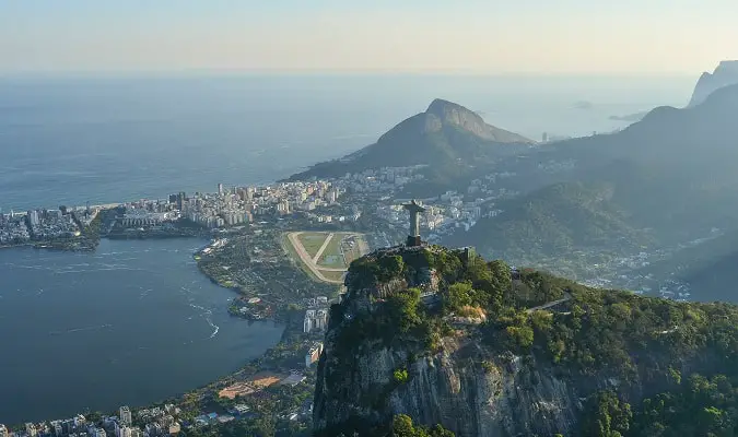 Beautiful Aerial View of Rio 