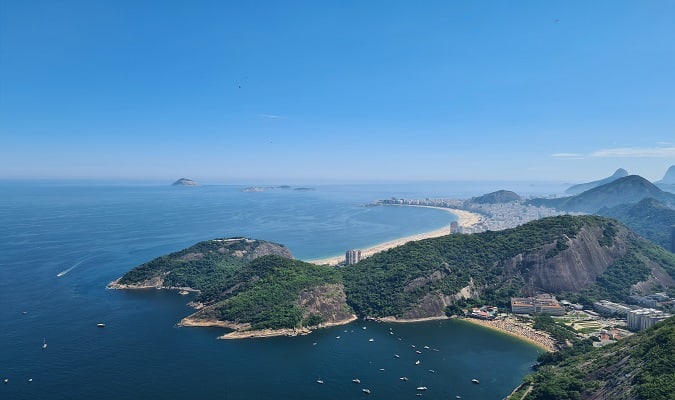 The landscape of Rio de Janeiro is breathtaking
